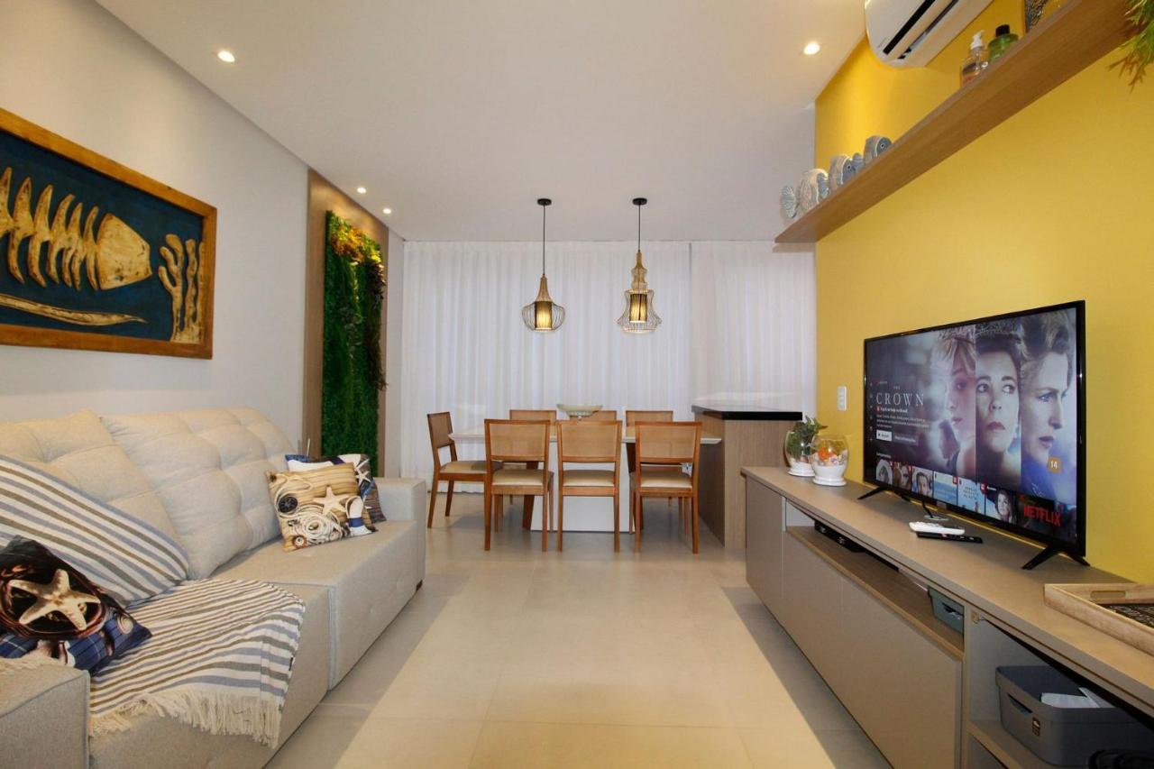 1090 Finamente Decorado 03 Suites Na Praia De Бомбиньяс Экстерьер фото